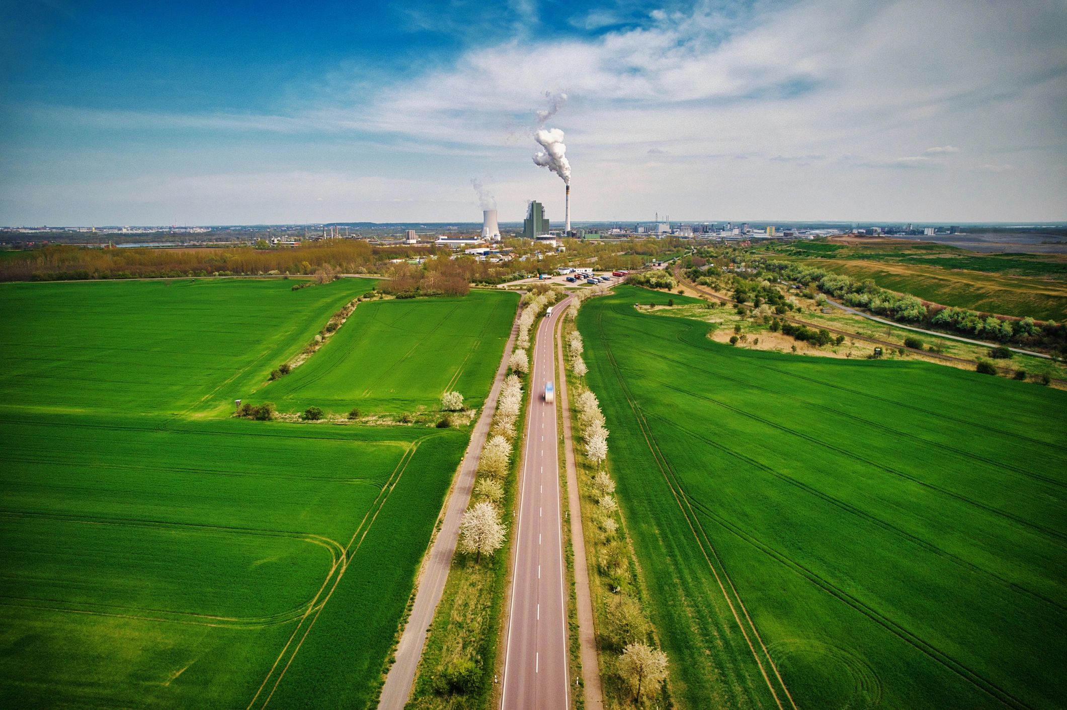 Industrial transport access and logistics infrastructure